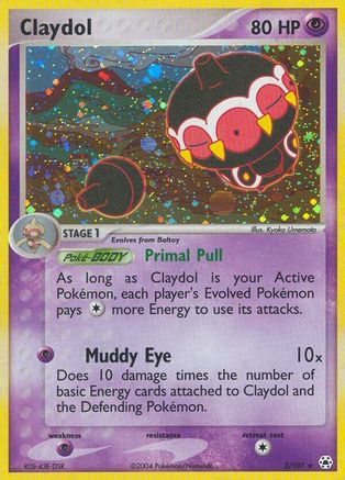 Claydol 002/101 - Reverse Holofoil Hidden Legends