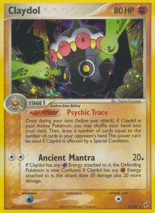 Claydol 005/107 - Holofoil Deoxys