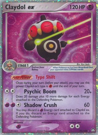 Claydol ex 093/108 - Holofoil Power Keepers