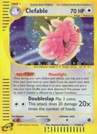 Clefable 007/165 - Holofoil Expedition