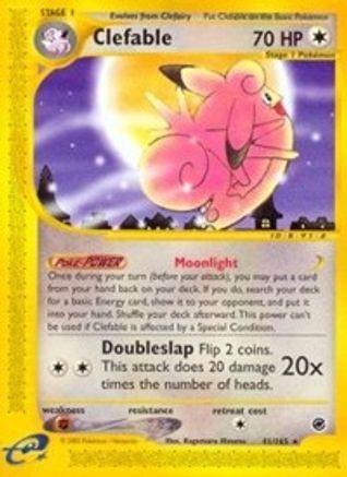 Clefable 041/165 - Reverse Holofoil Expedition
