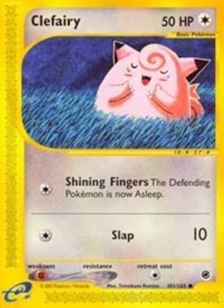 Clefairy 101/165 - Reverse Holofoil Expedition