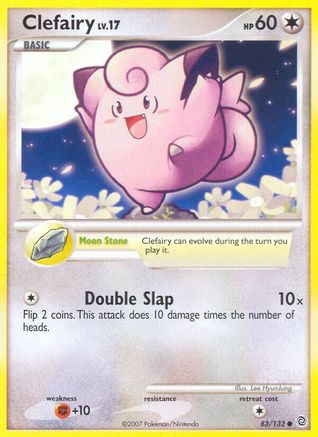 Clefairy 083/132  - Reverse Holofoil Secret Wonders