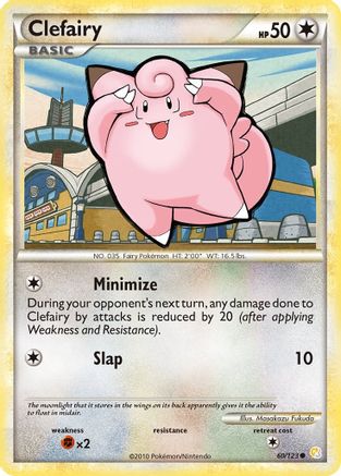 Clefairy 060/123  - Reverse Holofoil HeartGold SoulSilver