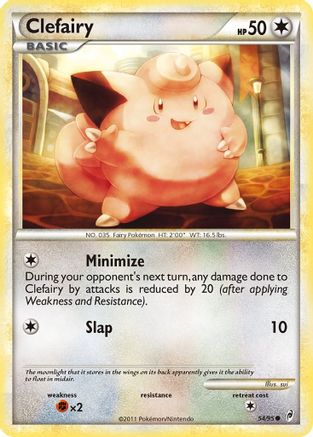 Clefairy 054/95  - Reverse Holofoil Call of Legends