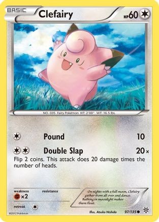 Clefairy 097/135  - Reverse Holofoil Plasma Storm