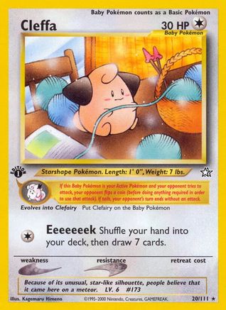 Cleffa 020/111 - 1st Edition Neo Genesis