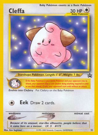 Cleffa 031/53 WoTC Promo