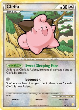 Cleffa 017/123  - Reverse Holofoil HeartGold SoulSilver