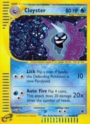 Cloyster 008/165 - Reverse Holofoil Expedition