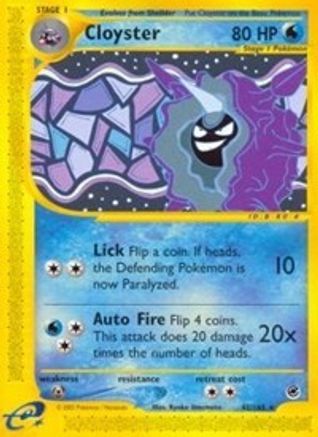 Cloyster 042/165 - Reverse Holofoil Expedition