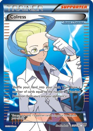 Colress (Team Plasma) (Full Art)  135/135  - Holofoil Plasma Storm