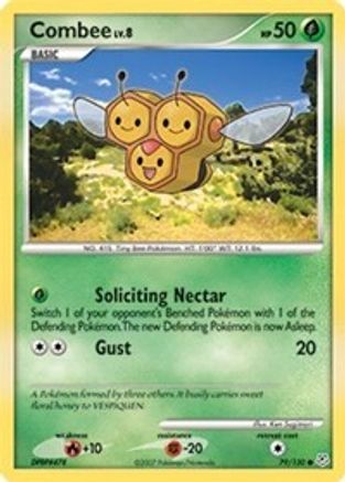 Combee 079/130  - Reverse Holofoil Diamond and Pearl