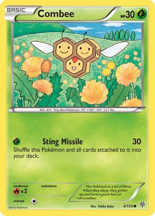 Combee 004/135  - Reverse Holofoil Plasma Storm