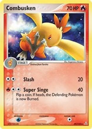 Combusken 039/110 - Reverse Holofoil Holon Phantoms