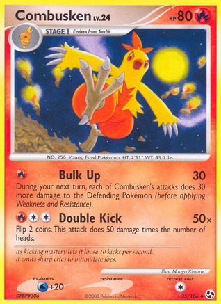 Combusken 035/106  - Reverse Holofoil Great Encounters