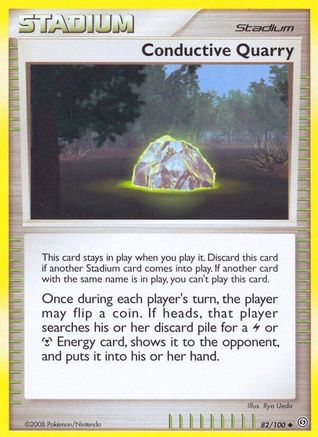 Conductive Quarry 082/100  - Reverse Holofoil Stormfront