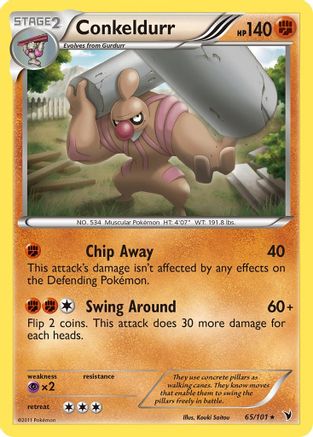 Conkeldurr 065/101  - Reverse Holofoil Noble Victories