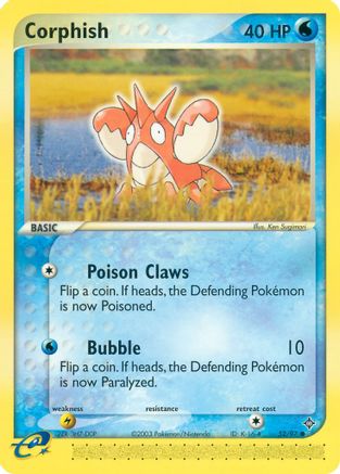 Corphish 052/97 - Reverse Holofoil Dragon
