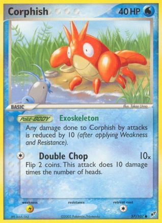 Corphish 057/107 - Reverse Holofoil Deoxys