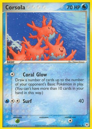 Corsola 032/101 - Reverse Holofoil Hidden Legends
