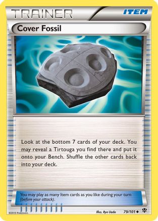 Cover Fossil 079/101  - Reverse Holofoil Plasma Blast