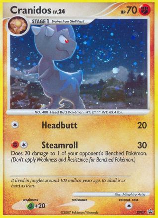 Cranidos DP07  - Holofoil Diamond and Pearl Promos