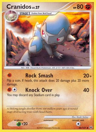 Cranidos 046/127  - Reverse Holofoil Platinum