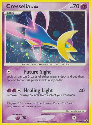 Cresselia 002/100  - Reverse Holofoil Majestic Dawn