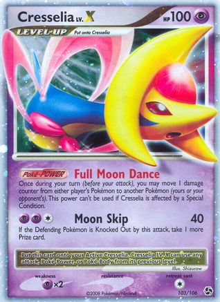Cresselia LV.X 103/106  - Holofoil Great Encounters