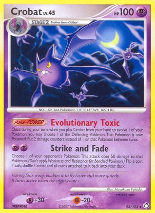Crobat 023/123  - Reverse Holofoil Mysterious Treasures