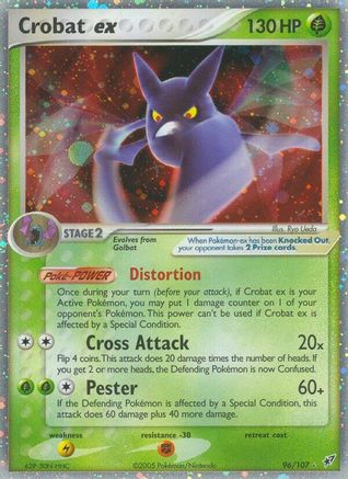 Crobat ex 096/107 - Holofoil Deoxys