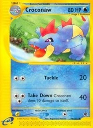Croconaw 074/165 - Reverse Holofoil Expedition