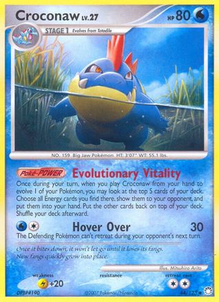 Croconaw 044/123  - Reverse Holofoil Mysterious Treasures