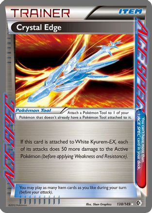 Crystal Edge 138/149  - Holofoil Boundaries Crossed