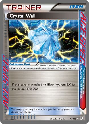 Crystal Wall 139/149  - Holofoil Boundaries Crossed