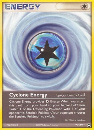 Cyclone Energy 090/108 - Reverse Holofoil Power Keepers