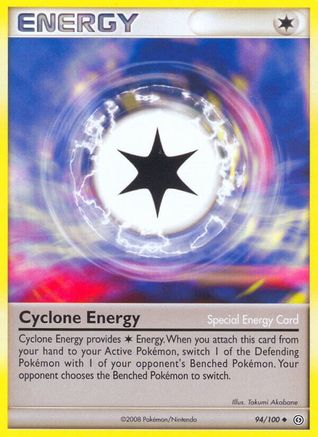 Cyclone Energy 094/100  - Reverse Holofoil Stormfront