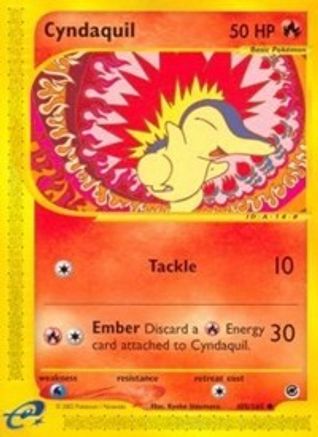 Cyndaquil 105/165 - Reverse Holofoil Expedition