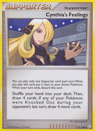 Cynthia's Feelings 131/146  - Reverse Holofoil Legends Awakened