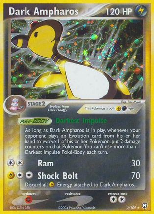 Dark Ampharos 002/109 - Holofoil Team Rocket Returns