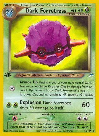 Dark Forretress 035/105 - 1st Edition Neo Destiny