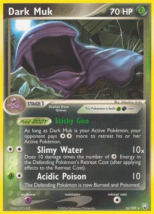 Dark Muk 016/109 - Reverse Holofoil Team Rocket Returns