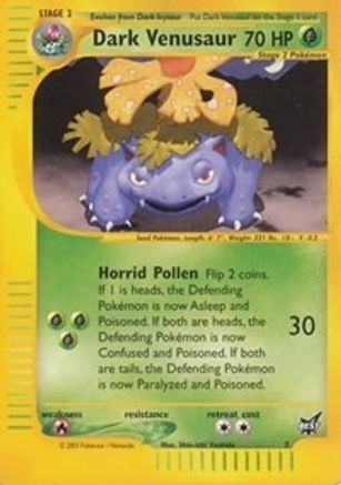 Dark Venusaur 007  Best of Promos