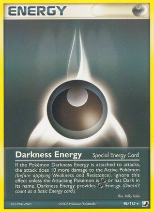 Darkness Energy (Special) 096/115 - Reverse Holofoil Unseen Forces