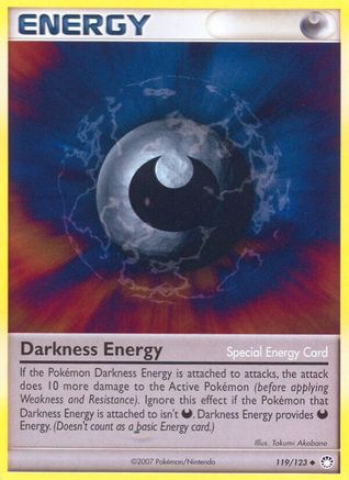 Darkness Energy 119/123  - Reverse Holofoil Mysterious Treasures
