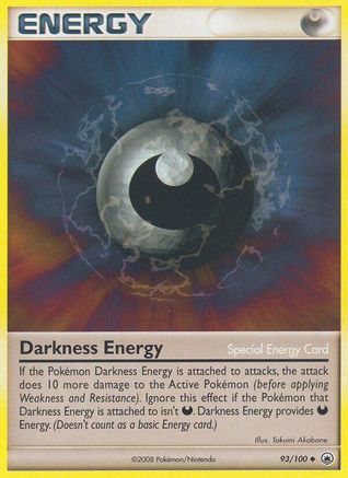 Darkness Energy 093/100  - Reverse Holofoil Majestic Dawn
