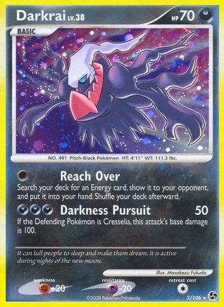 Darkrai 003/106  - Holofoil Great Encounters