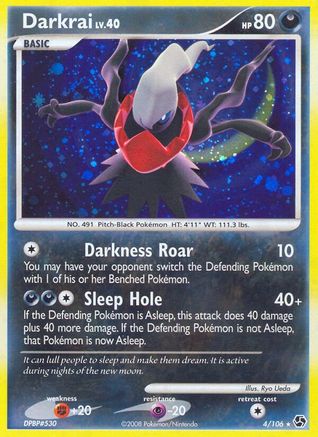 Darkrai 004/106  - Reverse Holofoil Great Encounters