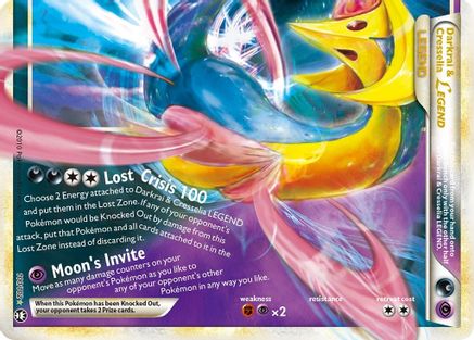 Darkrai & Cresselia Legend (Bottom) 100/102  - Holofoil Triumphant